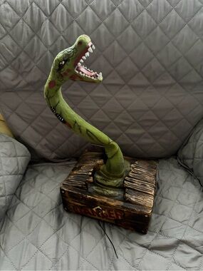 Amscan Zombie Reptile Snake Animated Lights & Sound  - Green NEW
